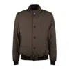 Moorer Janos-pum Brown Bomber Jacket In Brown