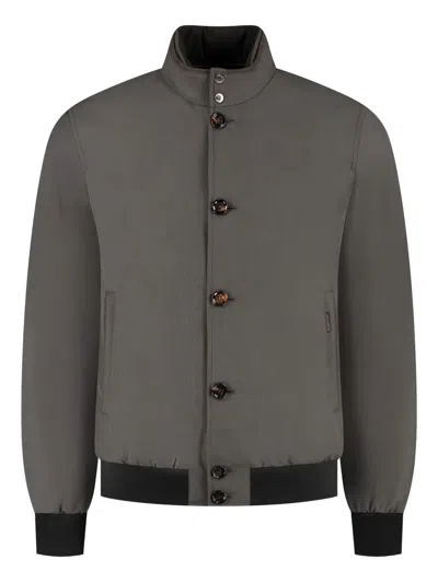 Moorer Janos-pum Ribbed-cuff Bomber Jacket In Multi