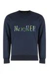 Moorer Jeff Logo Sweatshirt In Blue