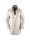 Moorer Jerod-y Button Coat In Neutral