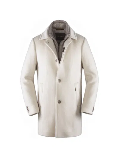 Moorer Jerod-y Button Coat In Neutral