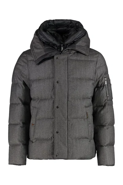 Moorer Jesse Hooded Parka In Green