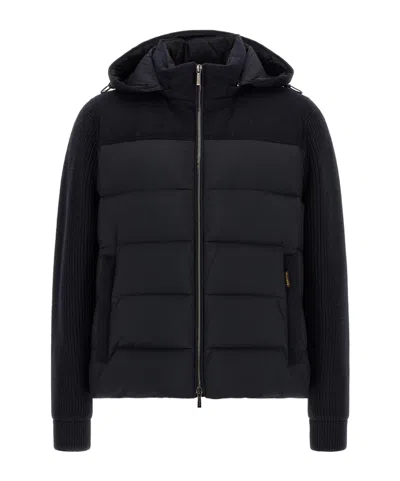 Moorer Jesse-stp Bomber Jacket In Blue