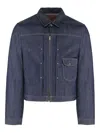 Moorer Johannes Denim Jacket In Blue