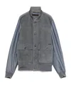 Moorer Turtleneck Casual Jacket In Gray