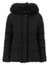 Moorer Kilie Puffer Jackets Black In Black