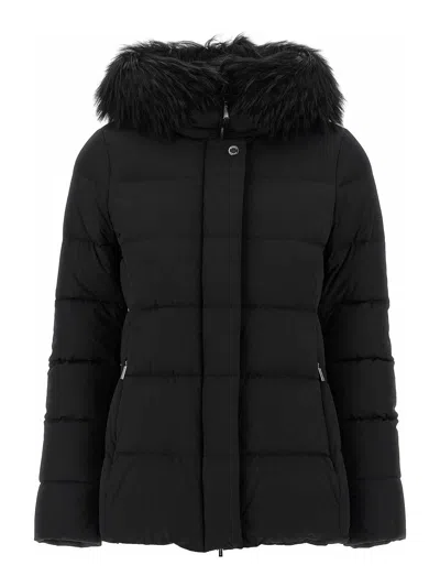 Moorer Kilie Down Jacket In Black