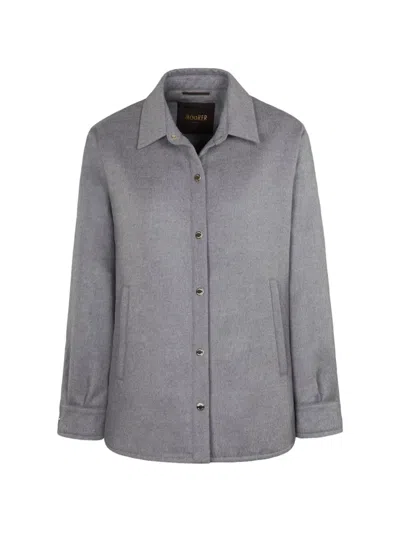 Moorer Kinsale Buttoned Jacket In Gray