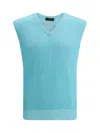 Moorer Anson-sia Vest In Blue