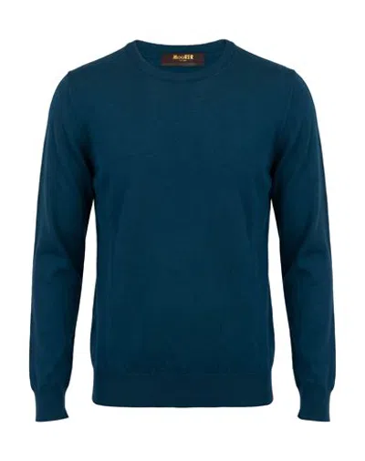 Moorer Knitwear - Sweaters In Plum - Deep Teal