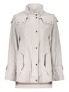 Moorer Techno Fabric Jacket In Nude