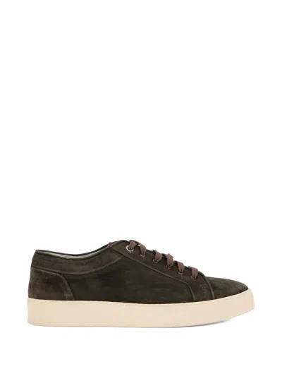 Moorer Lace-up Sneakers In Green