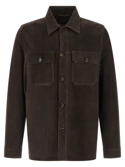 MOORER MOORER LAMB LEATHER LEATHER MEN'S JACKET
