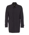 Moorer Lapel Casual Jacket In Black