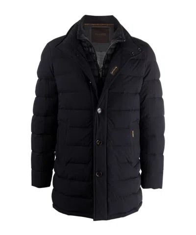 Moorer Layered Down-padded Jacket In Black