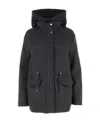 Moorer Layered Padded Jacket In Black