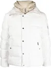 Moorer Layered Padded Jacket In White