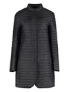 Moorer Lea Snap Button Fastening Down Jacket In Black