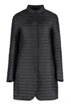 Moorer Lea Snap Button Fastening Down Jacket In Black