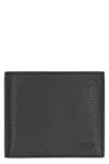 Moorer Grained-leather Wallet In Black