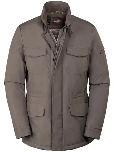 Moorer Leonardo-stp Jacket In Brown