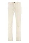 Moorer Button-fastening Trousers In White