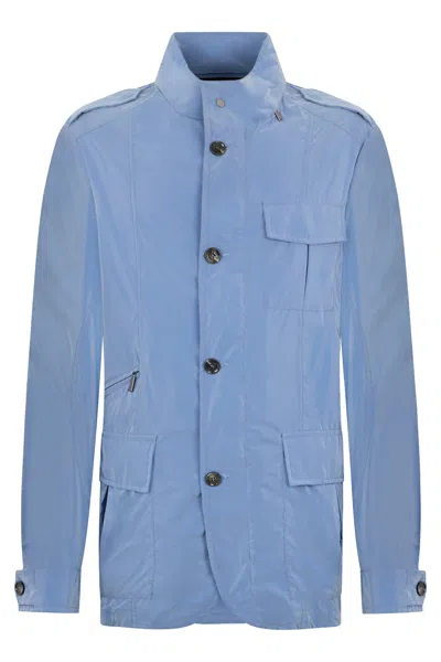 Moorer Light Blue Denim Jacket