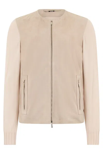 Moorer Light Elegant Jacket For Any Occasion. In Neutral
