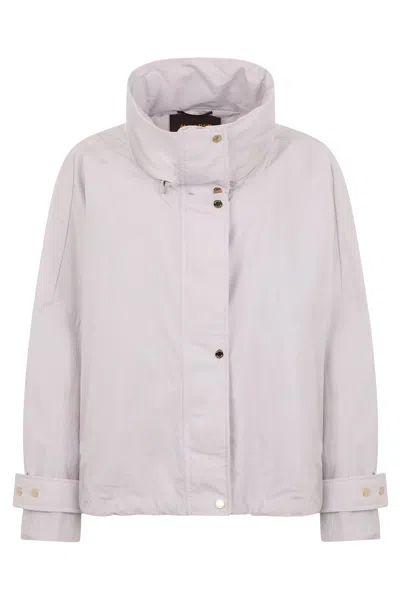 Moorer Light Gray Jacket, Casual Design And Versatile. In Neutral