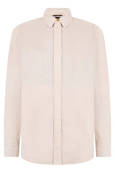 Moorer Light Pink Shirt With A Casual And Versatile Design.