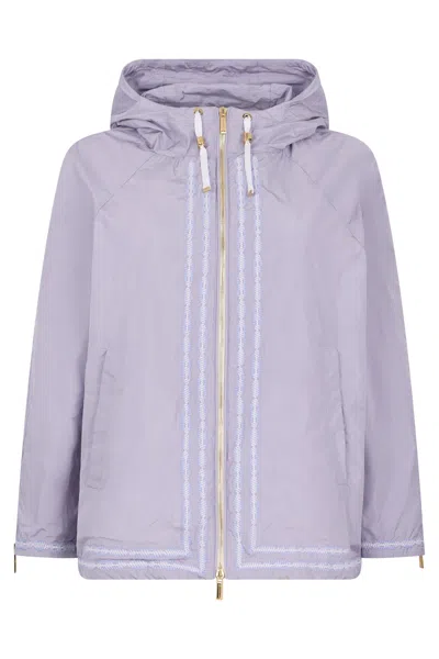 Moorer Light Purple Jacket With Elegant Hood