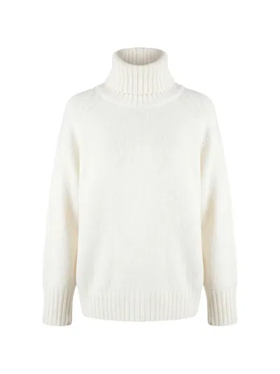 Moorer Lindsey Roll-neck Raglan-sleeve Sweater In 中性色