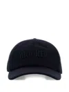 Moorer Navy Blue Wool Baseball Cap In Blue