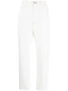 Moorer Sansa-214 Straight-leg Jeans In White