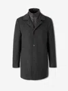 Moorer Long Coat Montferrato In Gray