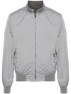Moorer Long-sleeve Bomber Jacket In Grey