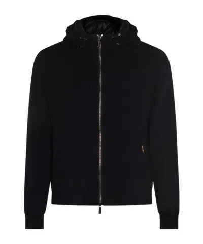 Moorer Long Sleeve Casual Jacket In Black