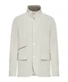 Moorer Sten-at Technical Fabric Jacket In White