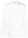 Moorer Long-sleeve Cotton Shirt In White