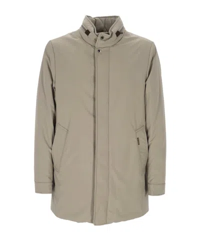 Moorer Long Sleeve Jacket In Gray