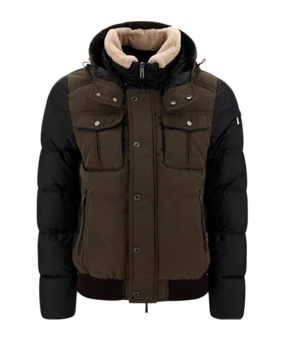 Moorer Long-sleeve Padded Jacket In Black