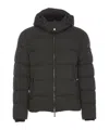 Moorer Long Sleeve Padded Jacket In Black