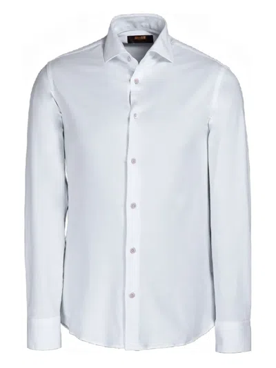 Moorer Long-sleeve Shirt In White