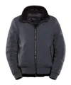 Moorer Long-sleeved Bomber Jacket In Gray