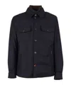 Moorer Tailored Black Wool And Cashmere Duino-ll Jacket In Black