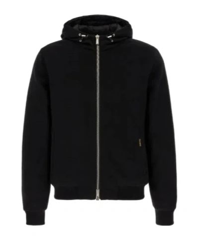 Moorer Long-sleeved Casual Jacket In Black