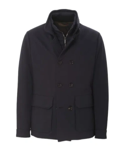 Moorer Long-sleeved Casual Jacket In Black