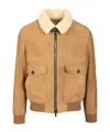 Moorer Fiano-me7 Montone Giubbo Coats Brown In Brown