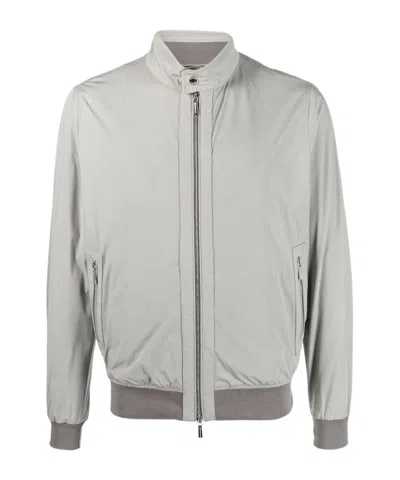 Moorer Long-sleeved Casual Jacket In Grey