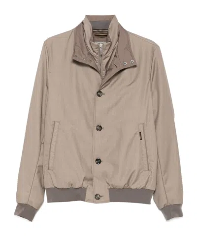 Moorer Long-sleeved Casual Jacket In Nude
